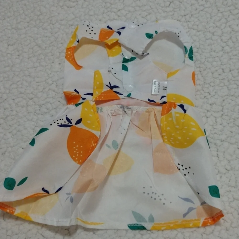 New in Package Small Dog Summer Dress With Bow Size M